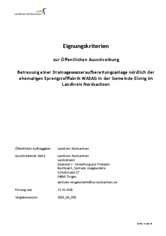 Eignungskriterien